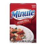 Minute  white rice, instant, cooks in 5 minutes Center Front Picture