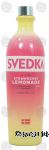 Svedka  strawberry lemonade flavor vodka, import swedish, 35% alc. by vol. Center Front Picture