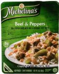 Michelina's  beef & peppers; bell pepper sauce with rice & seasoned beef Center Front Picture