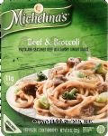 Michelina's  beef & broccoli pasta, with seasoned beef in savory ginger sauce, frozen box Center Front Picture