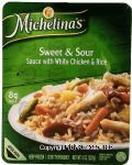 Michelina's  sweet & sour chicken with rice Center Front Picture