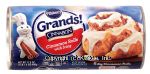 Pillsbury Grands! 5 big cinnamon rolls with icing with cinnabon cinnamon  Center Front Picture