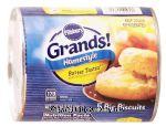 Pillsbury Grands! 5 big homestyle butter tastin' biscuits Center Front Picture