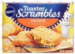 Pillsbury Toaster Scrambles sausage; cheese sauce, egg & sausage in pastry crust, 4 count Center Front Picture