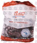 Nature Blessed  red raspberries, frozen resealable bag Center Front Picture