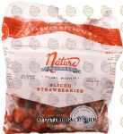 Nature Blessed  sliced strawberries, frozen bag Center Front Picture