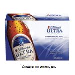 Michelob Ultra light beer, 12-fl. oz., glass bottles Center Front Picture