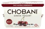 Chobani Greek Yogurt value pack, non-fat greek yogurt, black cherry on the bottom, 4- 5.3oz cups Center Front Picture