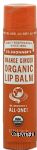 Dr. Bronner's Magic Family Soapmakers orange ginger organic lip balm Center Front Picture