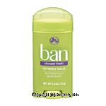 Ban  invisible solid, antiperspirant deodorant, shower fresh Center Front Picture