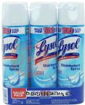 Lysol Value Pack disinfecting spray, crisp linen scent, 19-ounce Center Front Picture