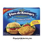 Van De Kamp's  fish sandwich fillets, original recipe, 6 ct Center Front Picture