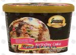 Guernsey  birthday cake batter ice cream with fudge and rainbow sprinkles Center Front Picture