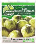 Green Giant Steamers baby brussels sprouts & butter sauce Center Front Picture