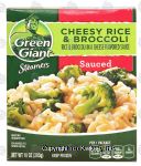 Green Giant Steamers cheesy rice & broccoli in a cheese flavored sauce Center Front Picture