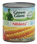 Green Giant Niblets sweet whole kernel corn Center Front Picture