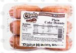 Clyde's  plain cake donuts, 6 ct. Center Front Picture