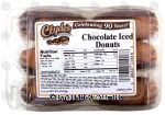 Clyde's  chocolate iced donuts, 6-count Center Front Picture