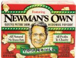 Newman's Own Microwave Popcorn light butter 3- 3.5 oz bags Center Front Picture