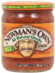 Newman's Own Salsa mild all natural chunky Center Front Picture