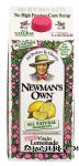 Newman's Own  pink virgin lemonade, all natural ingredients Center Front Picture