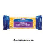 Kraft Natural Cheese marbled high moisture colby & monterey jack cheese Center Front Picture