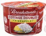 Breakstone's Cottage Doubles pineapple cottage cheese, plastic cup Center Front Picture