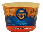 Kraft Dinners Easy Mac Macaroni & Cheese Triple Cheese Microwave Cup Center Front Picture