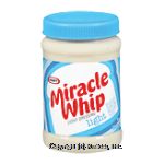 Kraft Miracle Whip light dressing, 50% fat & calories than regular Center Front Picture