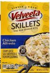 Velveeta Cheesy Skillets chicken alfredo dinner kit, you add chicken Center Front Picture