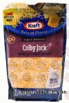 Kraft  finely shredded colby jack cheese, resealable bag Center Front Picture