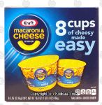 Kraft  macaroni & cheese dinner, 8-microwave cups Center Front Picture