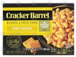 Cracker Barrel  sharp cheddar macaroni & cheese dinner Center Front Picture