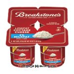 Breakstone's Cottage Cheese Small Curd 2% Milkfat Low Fat Snack Size 4 Oz Center Front Picture