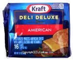 Kraft Deli Deluxe American Slices 16 Ct Center Front Picture