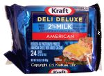 Kraft Deli Deluxe American 2% Milk Slices 24 Ct Center Front Picture