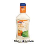 Kraft Salad Dressing Reduced Fat Dressing Light Ranch Center Front Picture