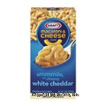 Kraft Dinners Macaroni & Cheese Dinner Premium White Cheddar Center Front Picture