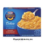 Kraft Dinners Macaroni & Cheese Dinner Deluxe Sharp Cheddar Center Front Picture