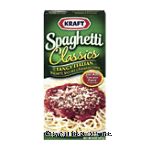 Kraft Dinners Spaghetti Classics Tangy Italian Center Front Picture