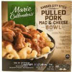 Marie Callender's Bowls  pulled pork mac & cheese bowl, kansas city style, frozen entree Center Front Picture