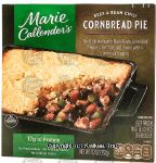 Marie Callender's  beef & bean chili cornbread pie, frozen box Center Front Picture