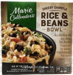 Marie Callender's Bowls  cheesy chipotle rice & beans bowl Center Front Picture