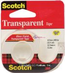 Scotch  transparent tape in dispenser, 1/2 x 450 in Center Front Picture