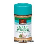 Lawry's Garlic Powder Coarse Ground w/Parsley Center Front Picture