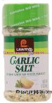 Lawry's  garlic salt coarse ground with parsley Center Front Picture