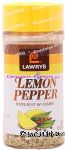 Lawry's  lemon pepper with zest of lemon Center Front Picture