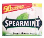 Spearmint  gum Center Front Picture