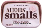 Altoids Smalls mints, cinnamon, sugar-free Center Front Picture