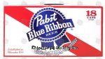 Pabst  blue ribbon beer 18-count Center Front Picture